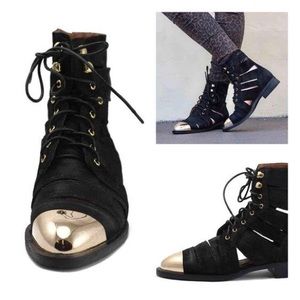 Jeffrey Campbell Cut Out Combat Boots - NEW